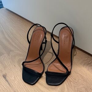 ASOS Black Strappy Heels